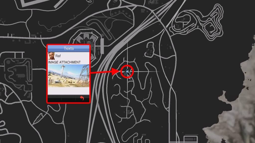 Location 2 | GTA V: Use the Image on Your Phone to Locate GJ | Current Liabilities Mission Guide