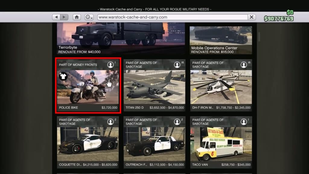 GTA V: How to Unlock Highway Patrol Police Outfit & Customize Police Bike