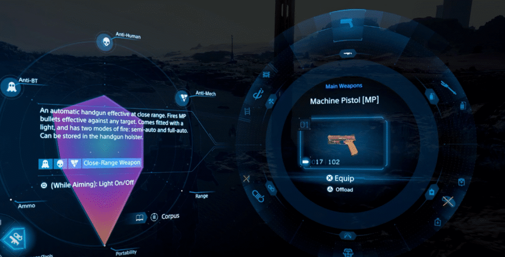death stranding 2 mp gun