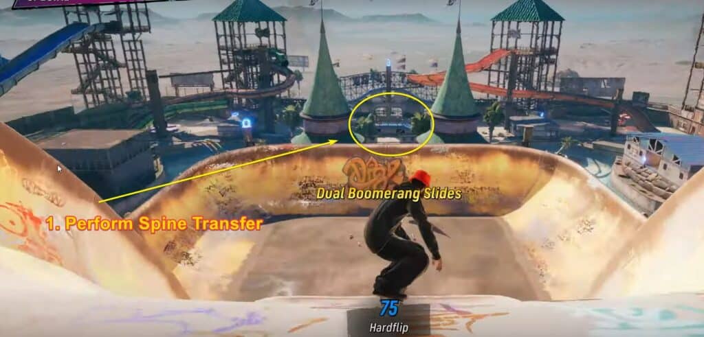 Top of castle Tony Hawk Pro Skater 3+4