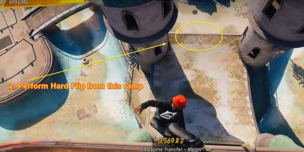 Castle gap Tony Hawk Pro Skater 3+4