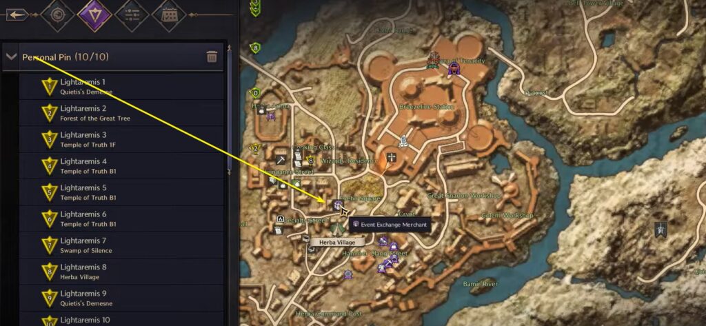 Event Exchange Merchant icon Throne & Liberty