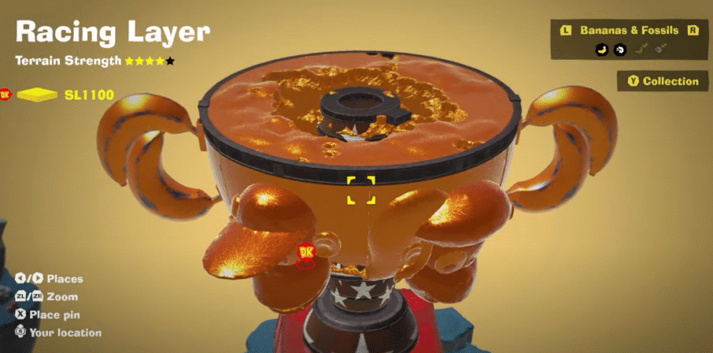 the trophy of gold