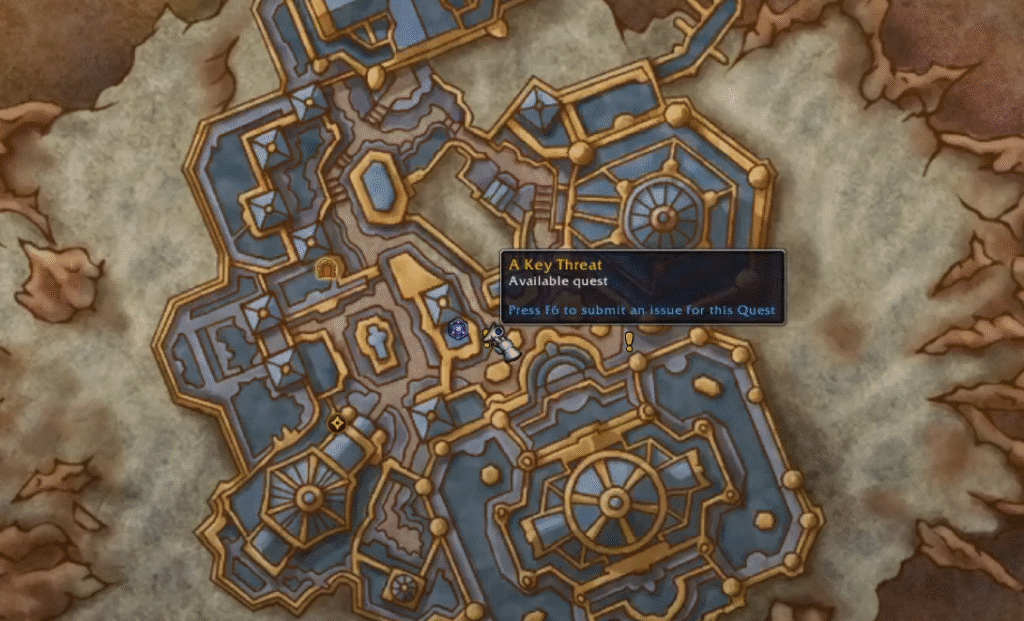 wow map location
