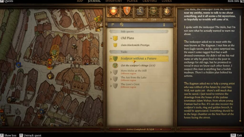 How to Get 3 Sculptor's Things for the Sculptor Without a Future Quest in KCD2