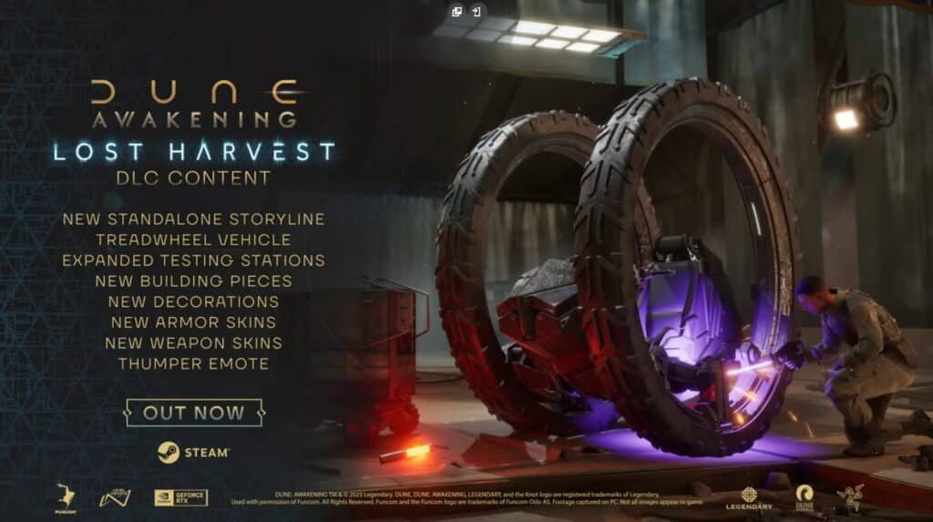Dune Awakening Lost Harvest DLC
