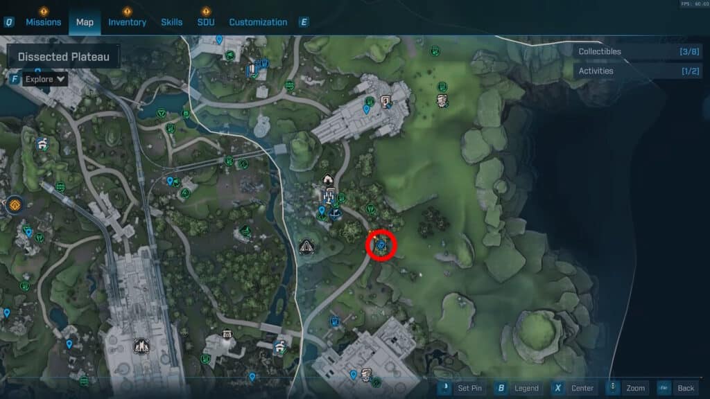Dissected Plateau – Vault Hunter's Guide to Kairos Location on the Map | Borderlands 4