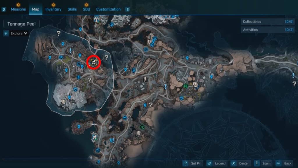 The Lowrise safehouse location in Borderlands 4