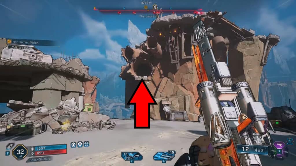 Pipe that leads to The Lowrise in Borderlands 4