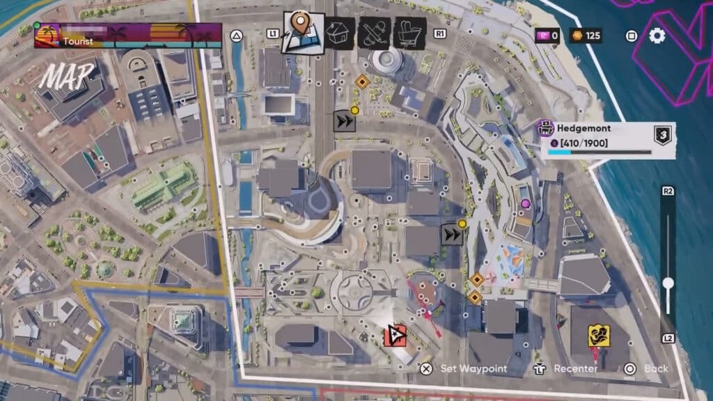 Example of a bugged map in Skate 4