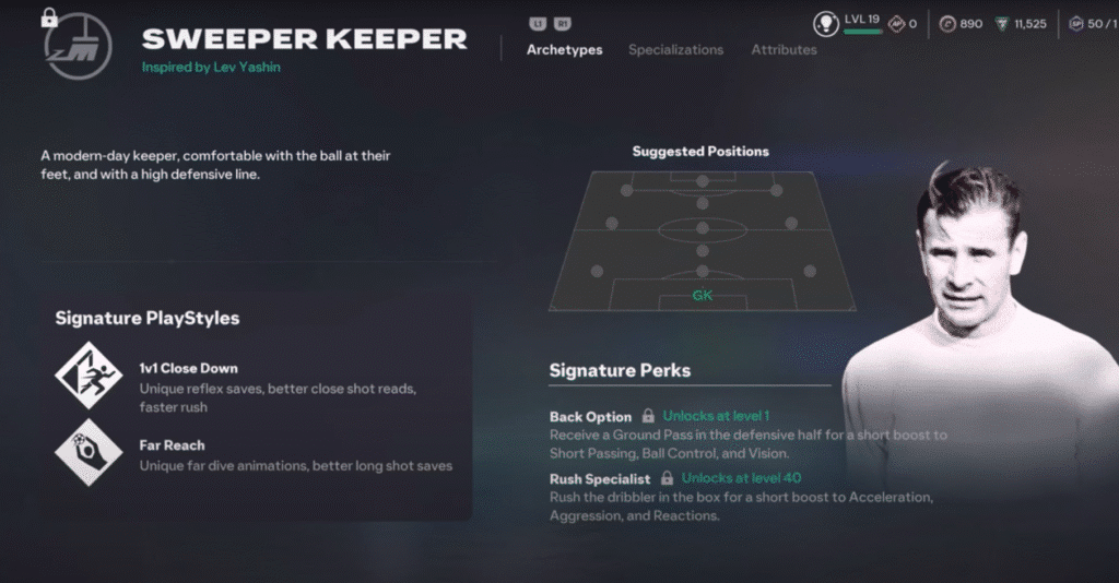 Sweeper Keeper Archetype