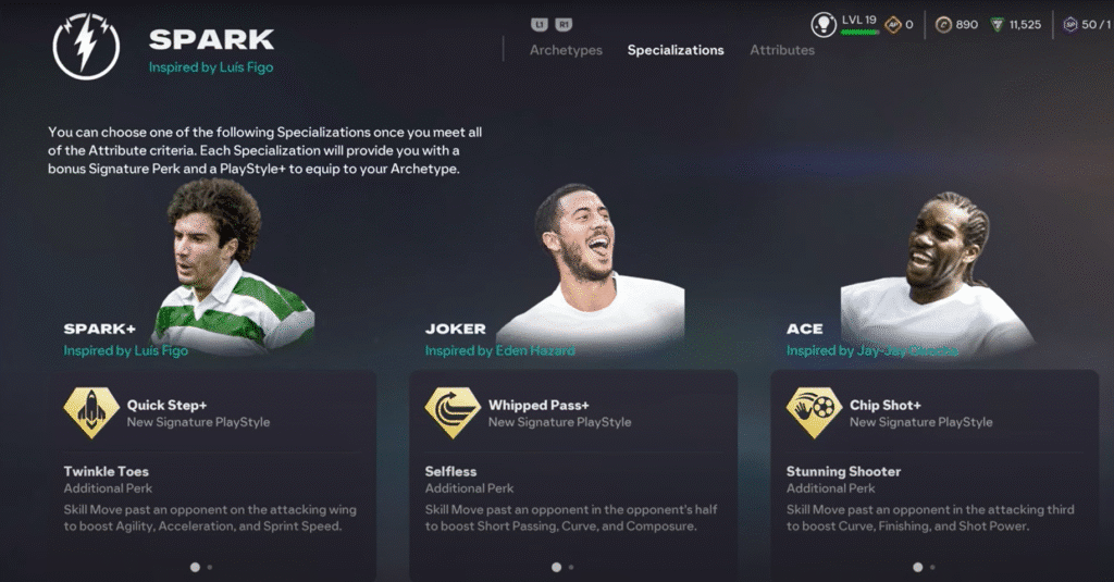 Spark Specializations