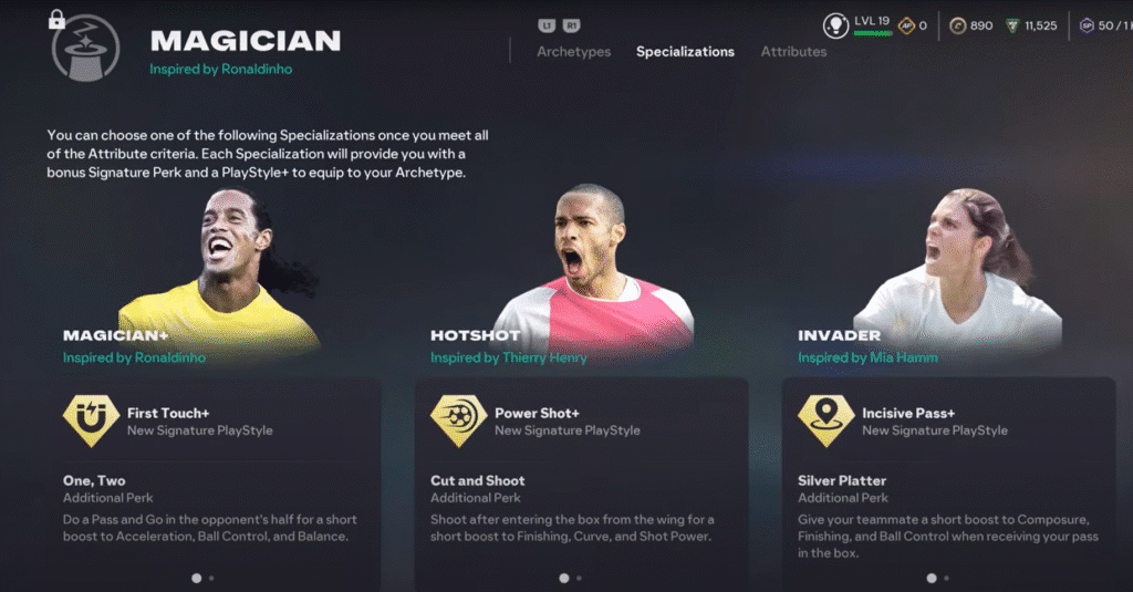 Magician Specializations