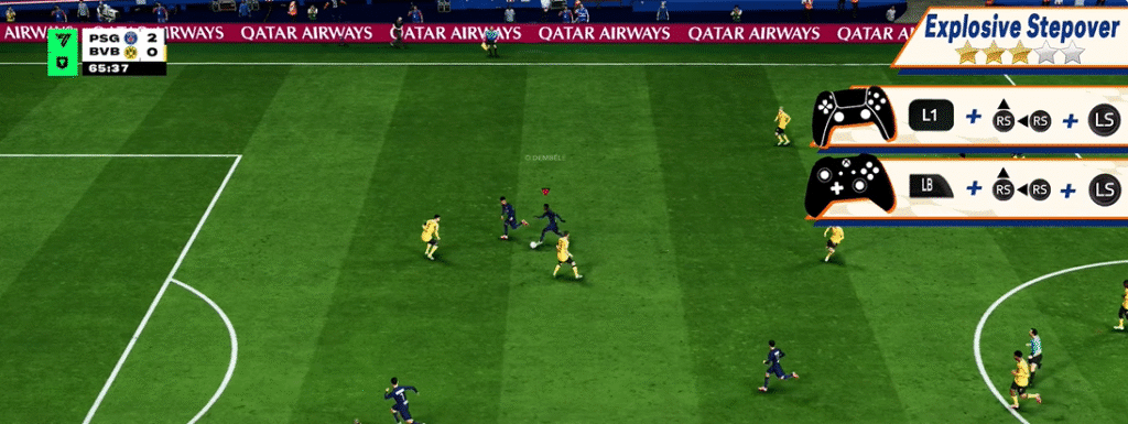 Explosive Stepover Controls