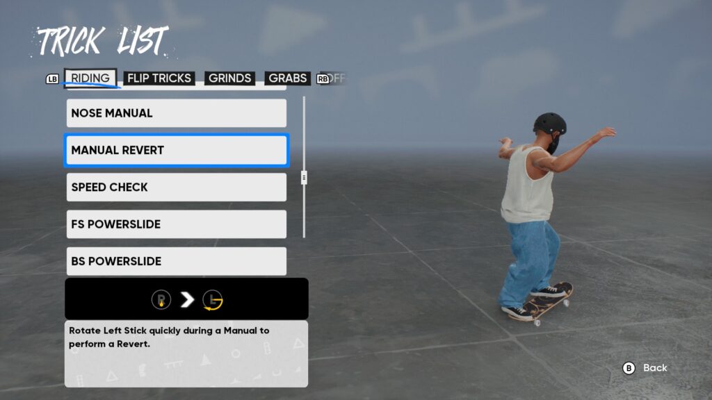 Manual Revert in Skate 4 Skatepedia