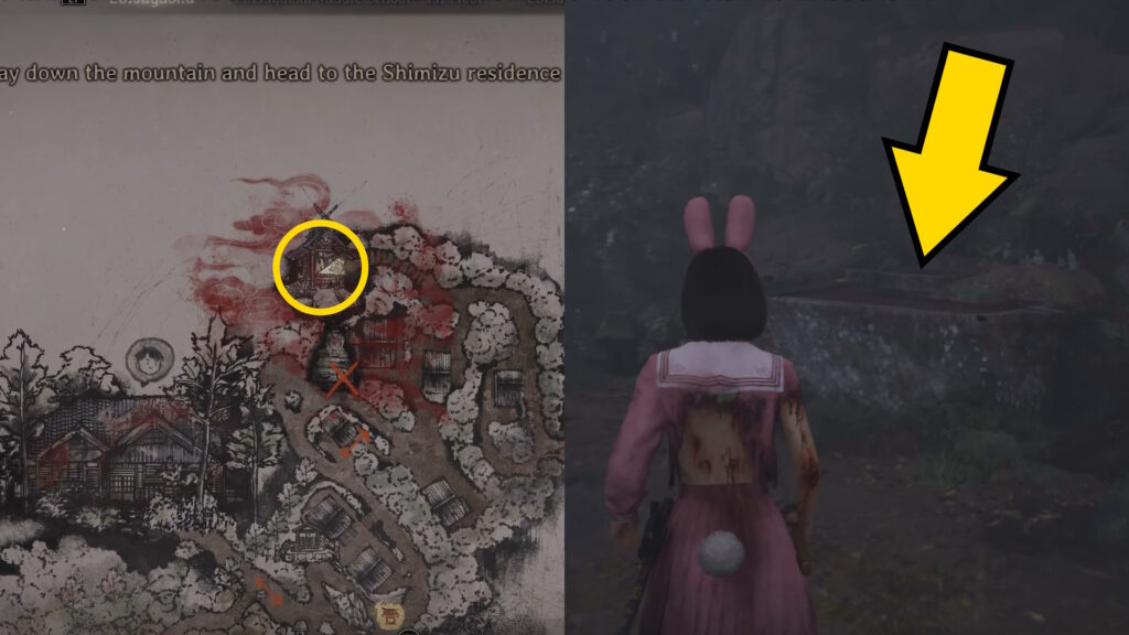 Location of crimson waters to purify the blade | Silent Hill f