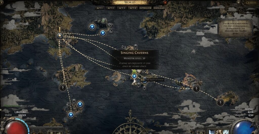 Singing Caverns of Whakapanu Island Path of Exile 2