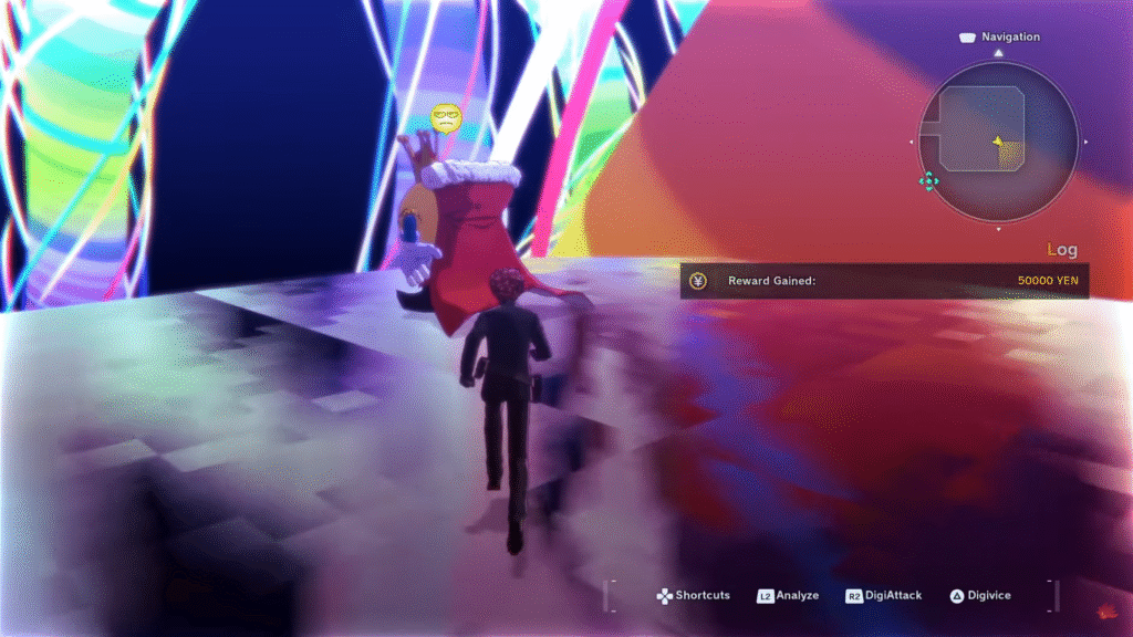 Player earning 50000 Yen after defeating Prince Mamemon on Expert difficulty