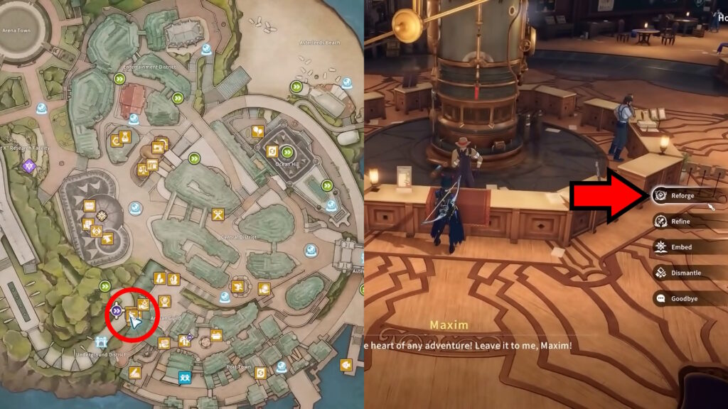 Reforge location | Blue Protocol: Star Resonance