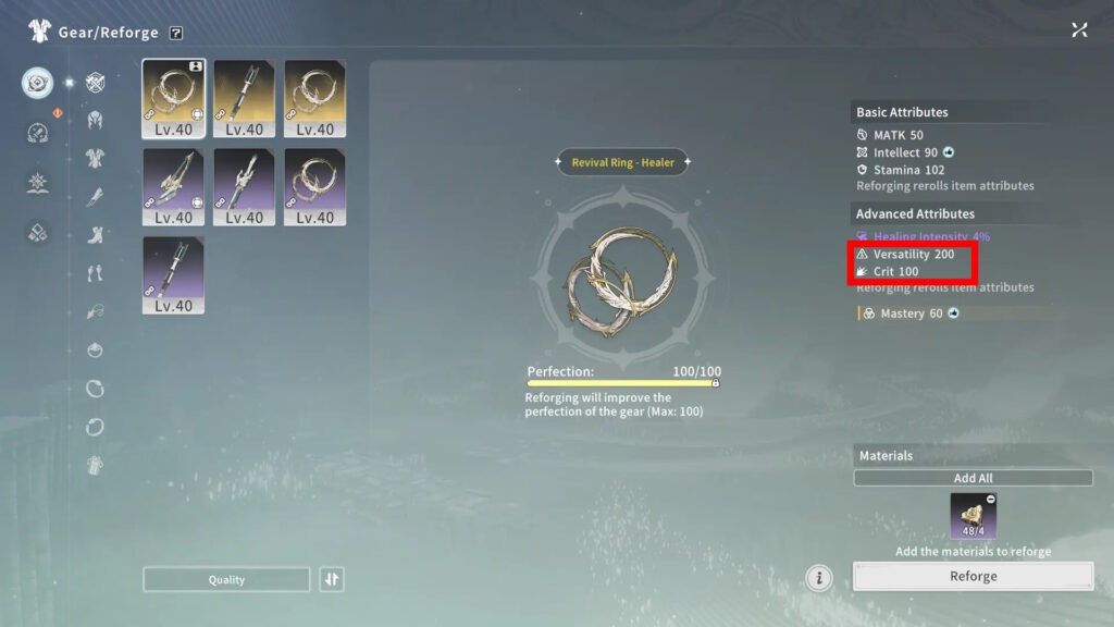 Reforge set unrollable Attributes | Blue Protocol: Star Resonance