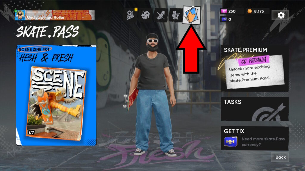 Skate Pass tab | Skate 4