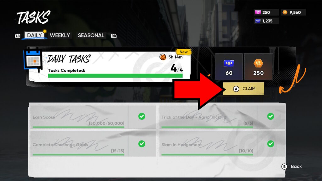 Skate Pass Tasks bonus | Skate 4