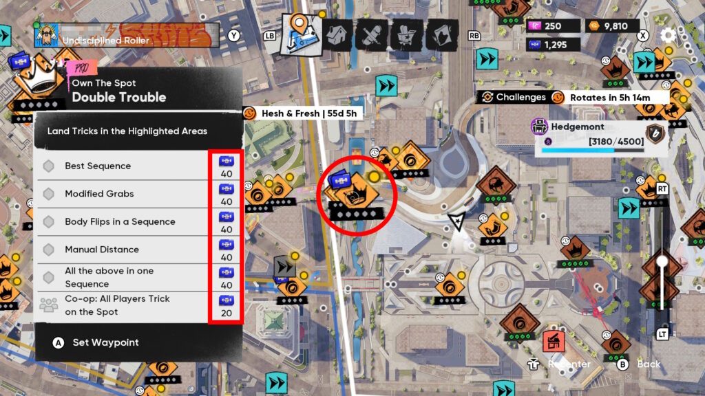 Challenges that reward Tix | Skate 4
