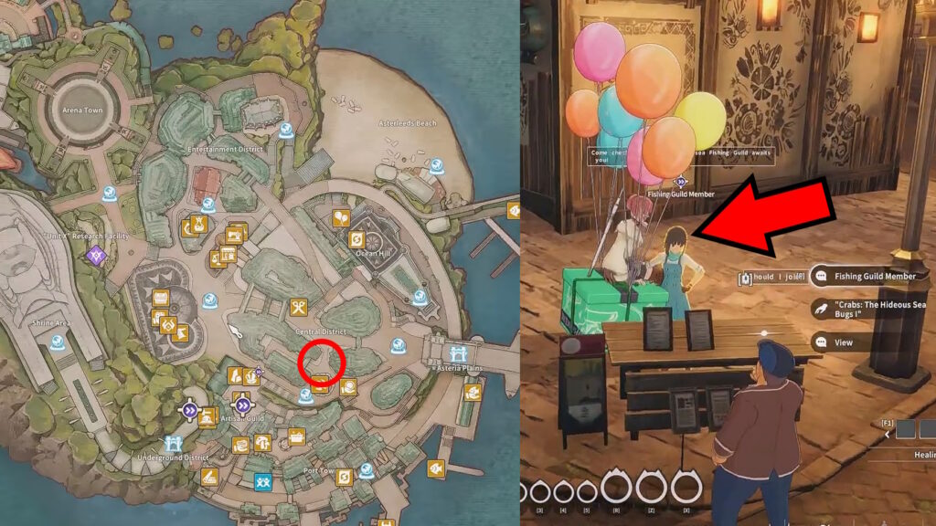Fishing Guild Member location | Blue Protocol: Star Resonance
