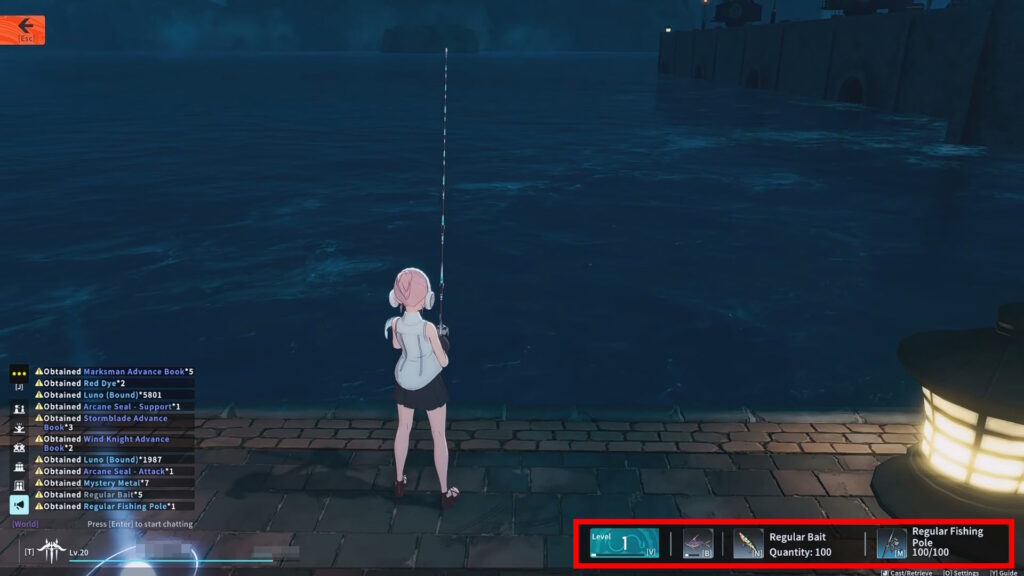 Fishing minigame interface | Blue Protocol: Star Resonance