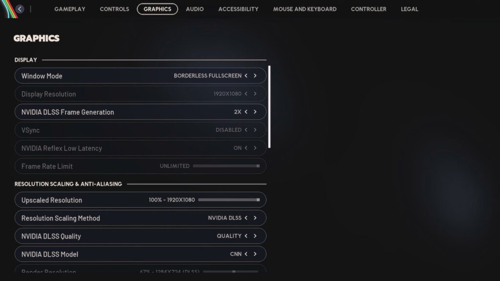 ARC Raiders game settings