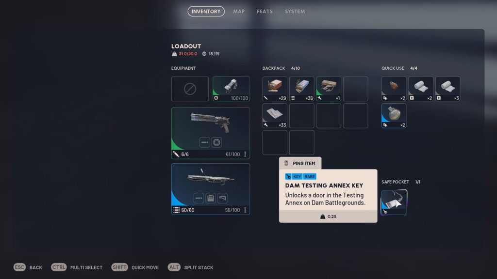 Dam Testing Annex Key | ARC Raiders