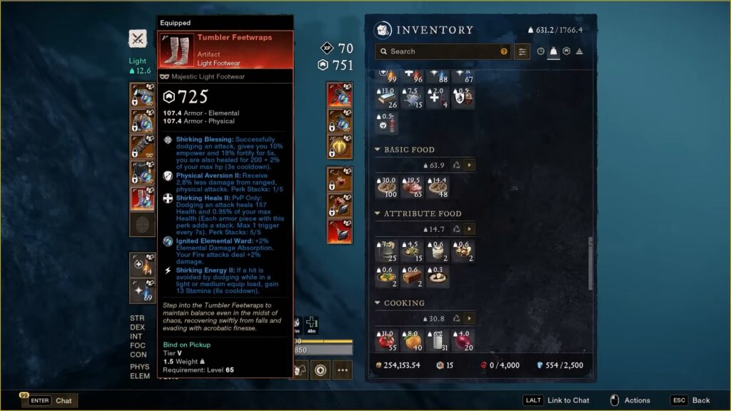 Tumbler Feetwraps | New World: Aeternum