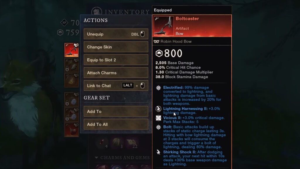Boltcaster Artifact | New World: Aeternum - Season 10