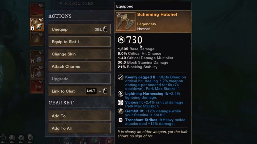 Legendary Hatchet | New World: Aeternum - Season 10