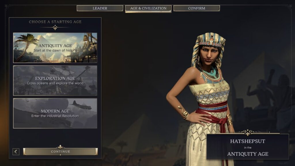 Civ 7 Ages system