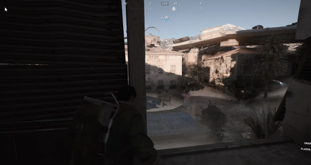 Broken Window at Grandioso Apartments.