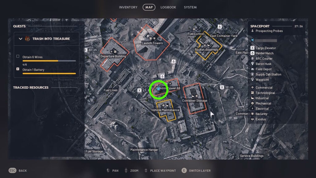 Control Tower A6 location | ARC Raiders