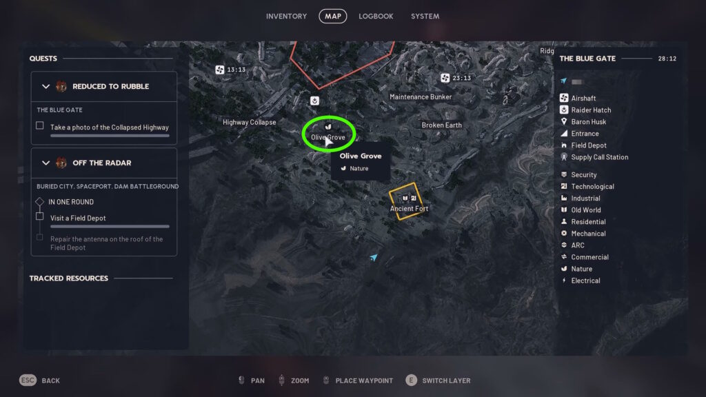 Olive Grove location | ARC Raiders
