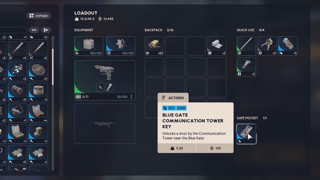 Blue Gate Communication Tower Key | ARC Raiders