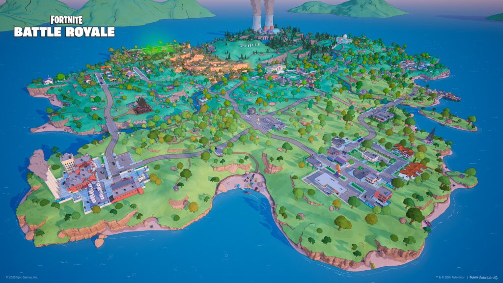 Springfield Map Fortnite