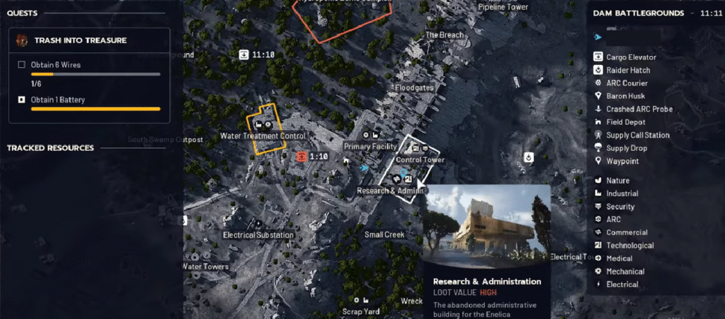 Where to Find the Blue Gate Cellar Key location in Research and Administrations of ARC Raiders..