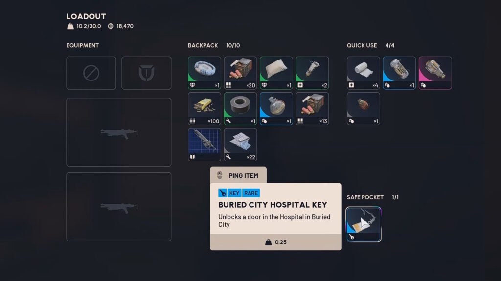 Buried City Hospital Key | ARC Raiders