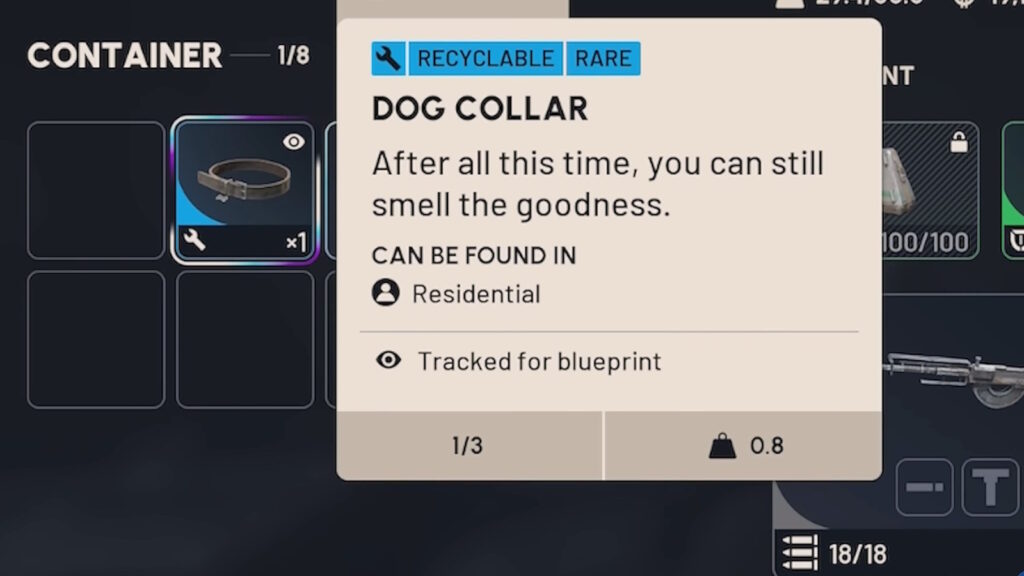 Dog Collar item | ARC Raiders