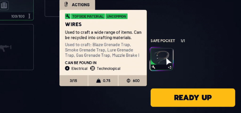 Bring 3 Wires for Eyes on the Prize Quest in ARC Raiders.