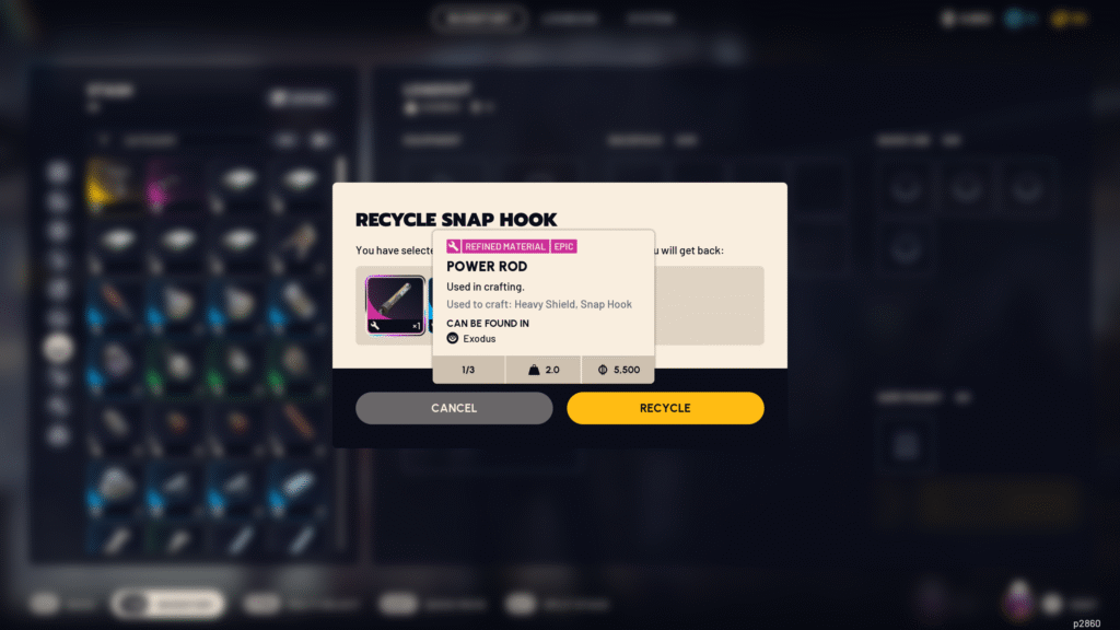 Recycle Snap Hook into a Power Rod