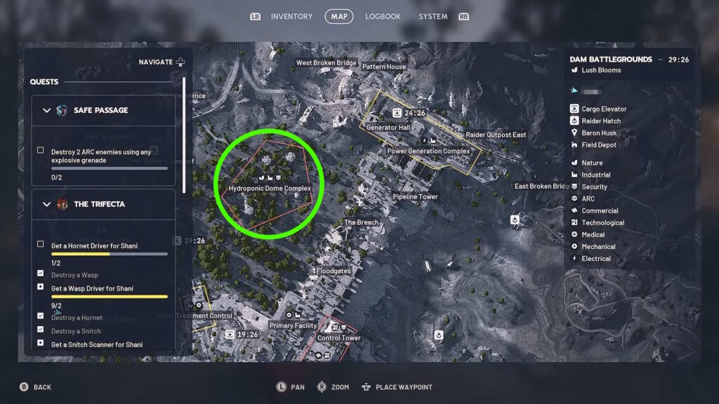 Hydroponic Dome Complex location | ARC Raiders