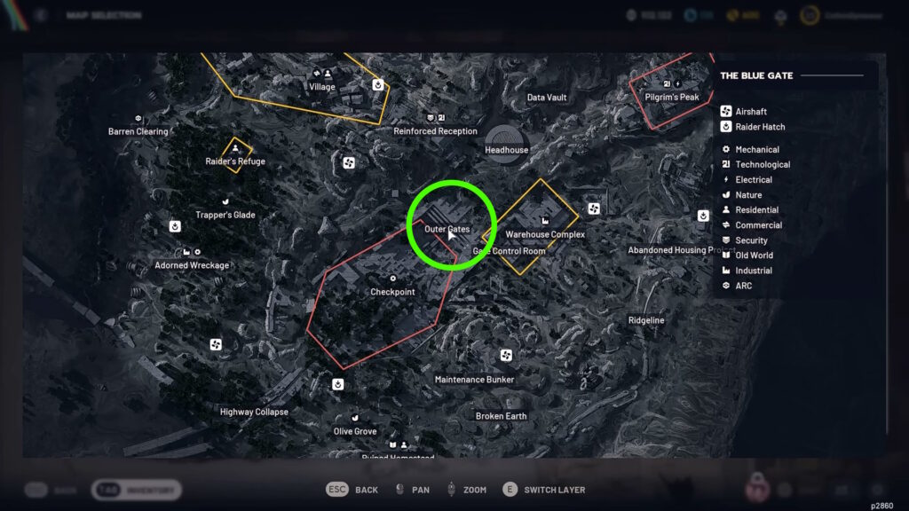 Mechanical and Industrial materials farming spot | ARC Raiders