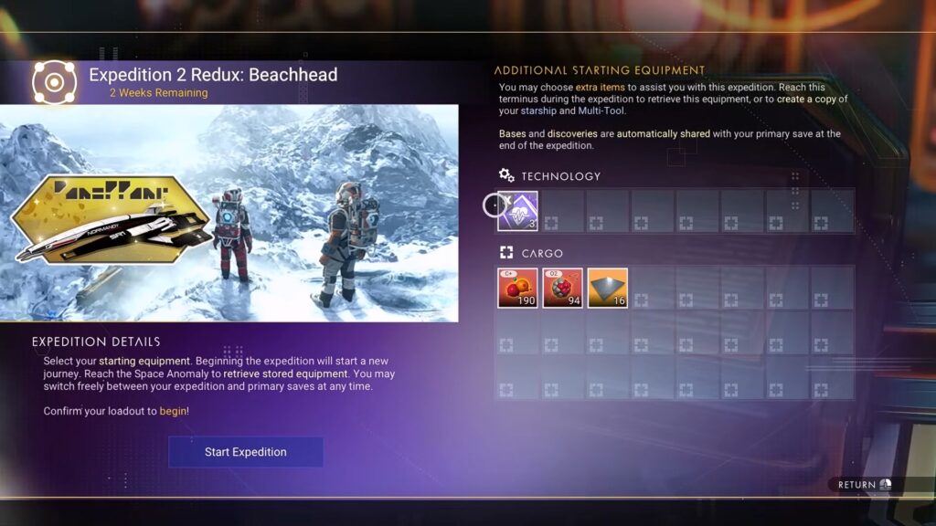 No Man's Sky: Expedition 2 Redux Beachhead