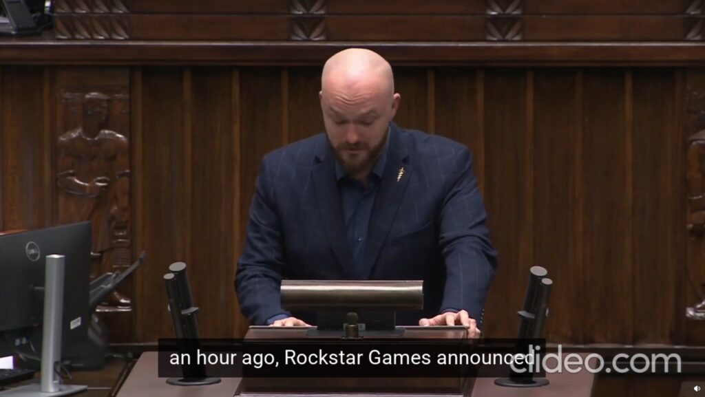 GTA 6 delay Polish parliament