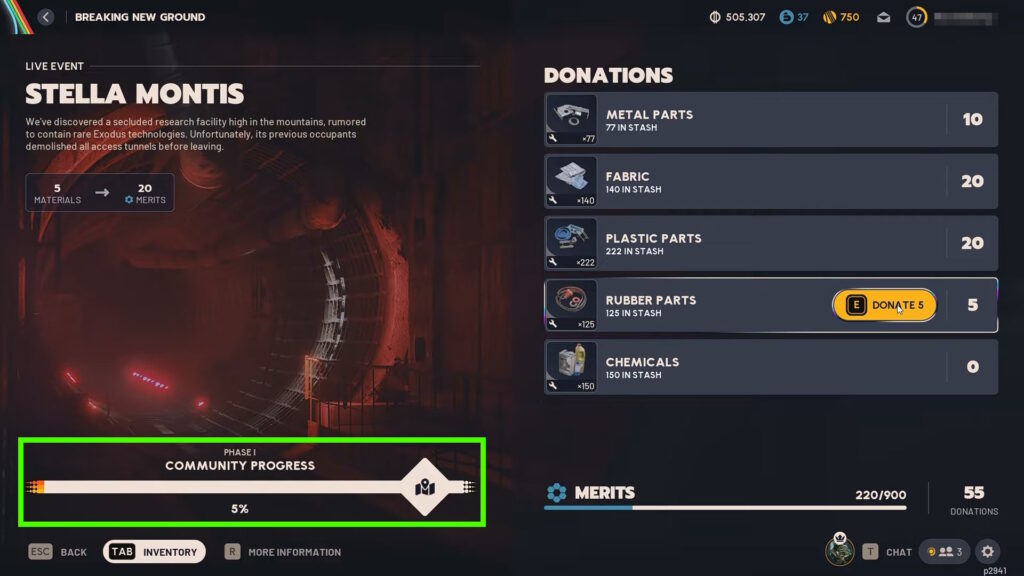 Breaking New Ground community progress | ARC Raiders